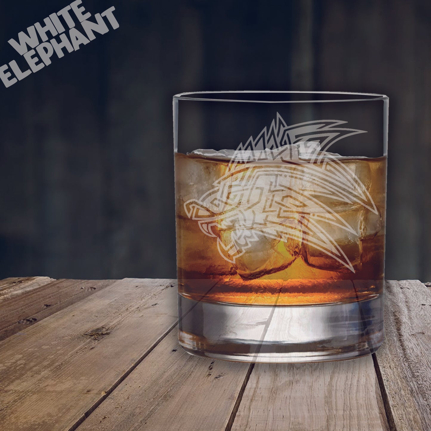 Fenrir Laser Etched Whiskey / High-Ball / Pint / Tankard Glass