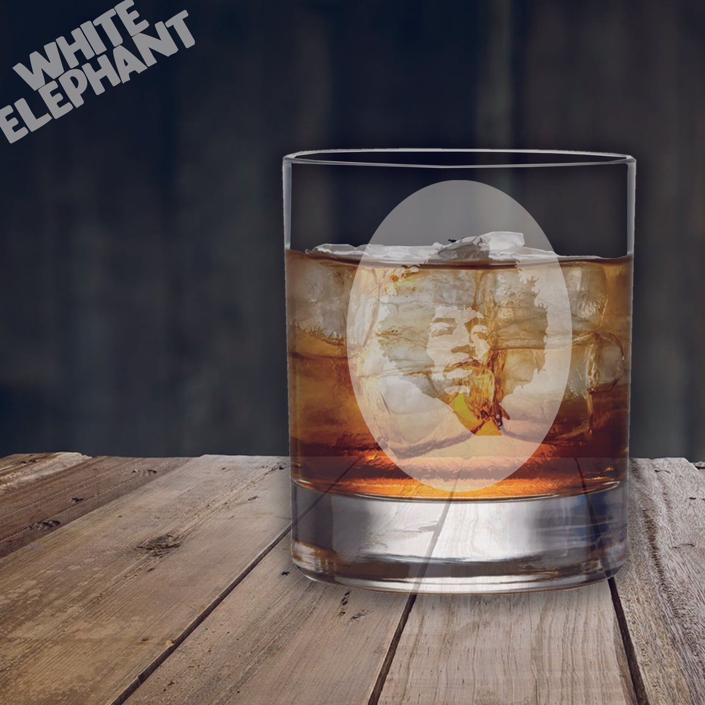 Jimi Hendrix Inspired Laser Etched Whiskey / High-Ball / Pint / Tankard Glass