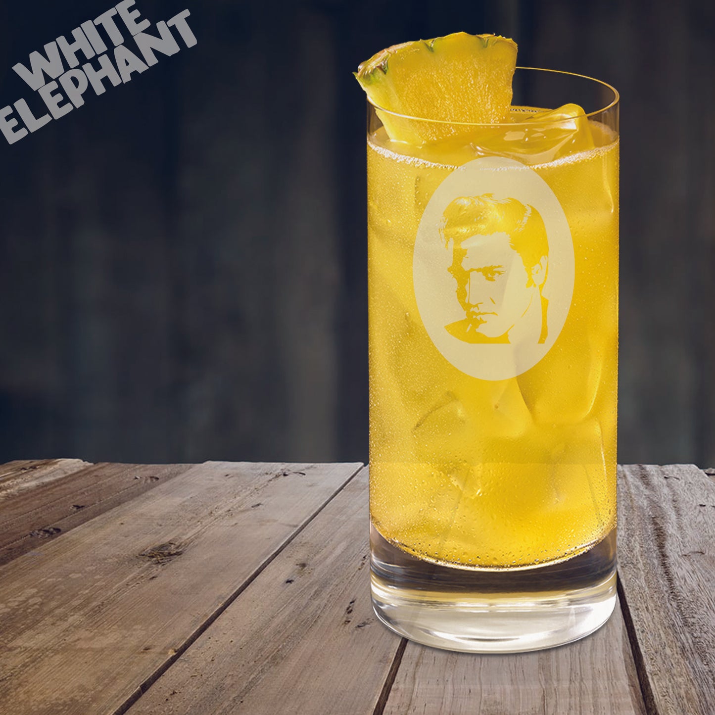 Elvis Presley Inspired Laser Etched Whiskey / High-Ball / Pint / Tankard Glass