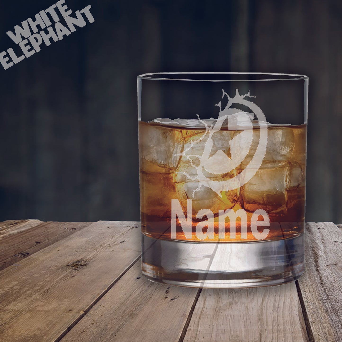 Personalised Captain America Inspired Laser Etched Whiskey / High-Ball / Pint / Tankard Glass