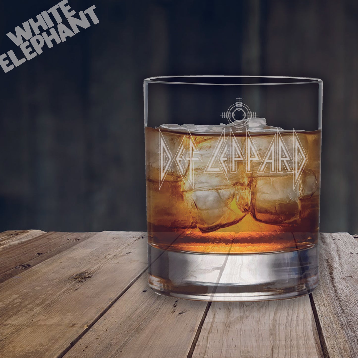 Def Leppard Inspired Laser Etched Whiskey / High-Ball / Pint / Tankard Glass