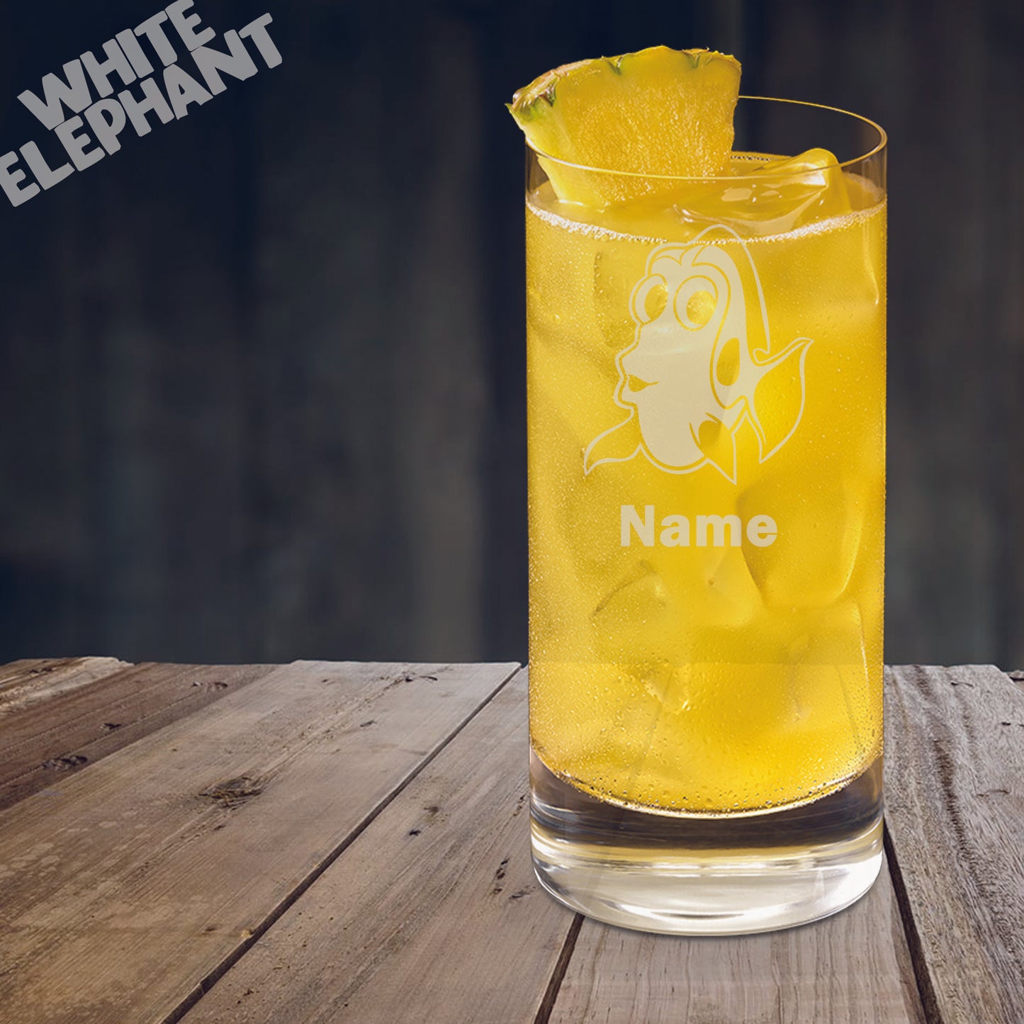 Dory Personalised Laser Etched Whiskey / High-Ball / Pint / Tankard Glass