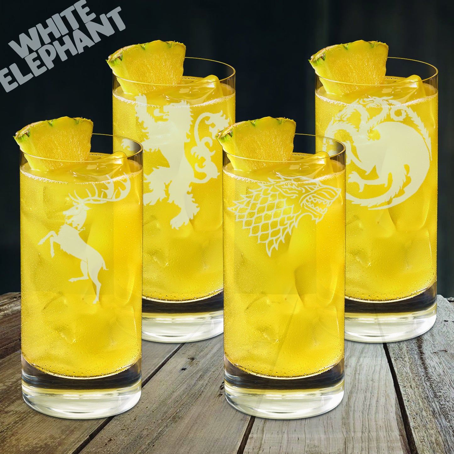 Game of Thrones 4 Glass  Highball Glass Gift