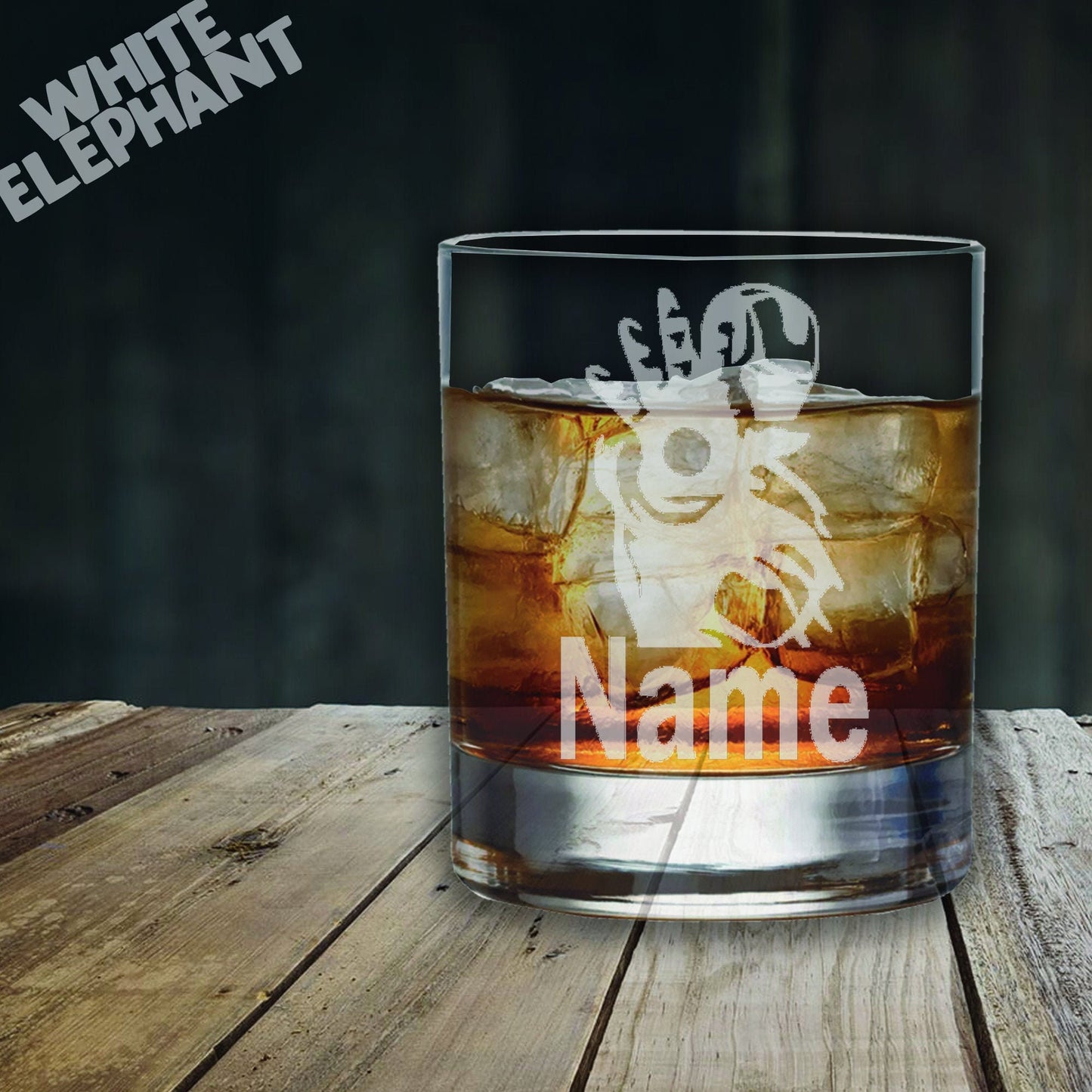 Personalised Iron Man Inspired Laser Etched Whiskey / High-Ball / Pint / Tankard Glass