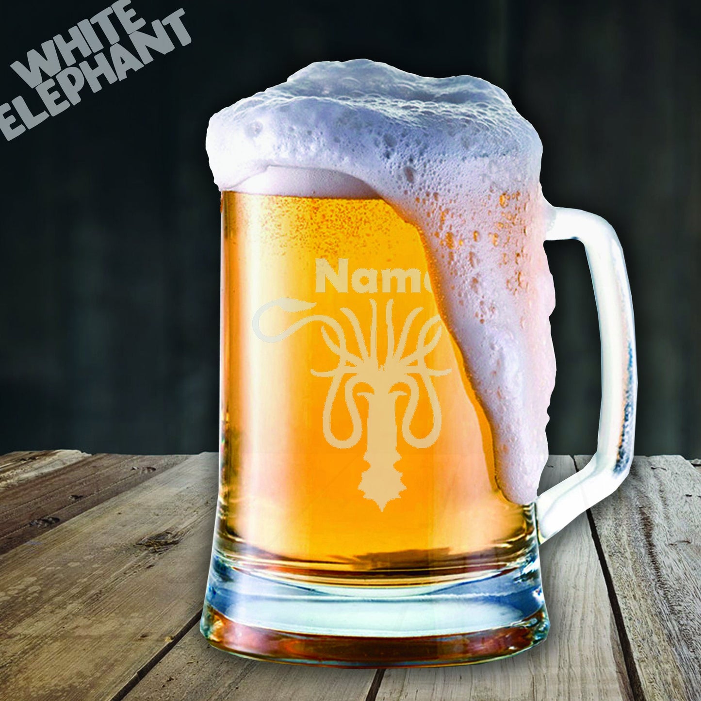 Greyjoy Game Of Thrones Inspired  Tankard Glass Gift