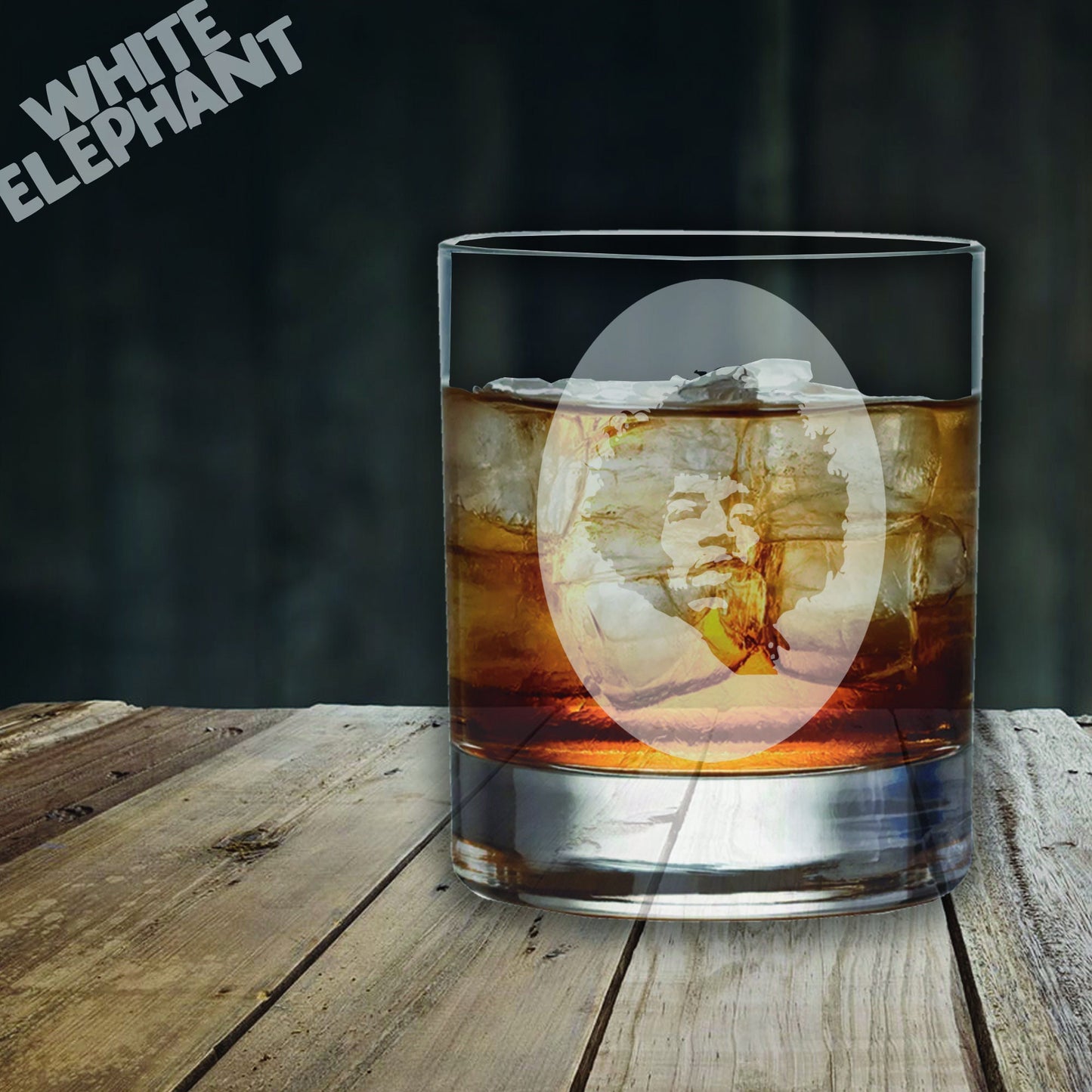 Jimi Hendrix Inspired Laser Etched Whiskey / High-Ball / Pint / Tankard Glass