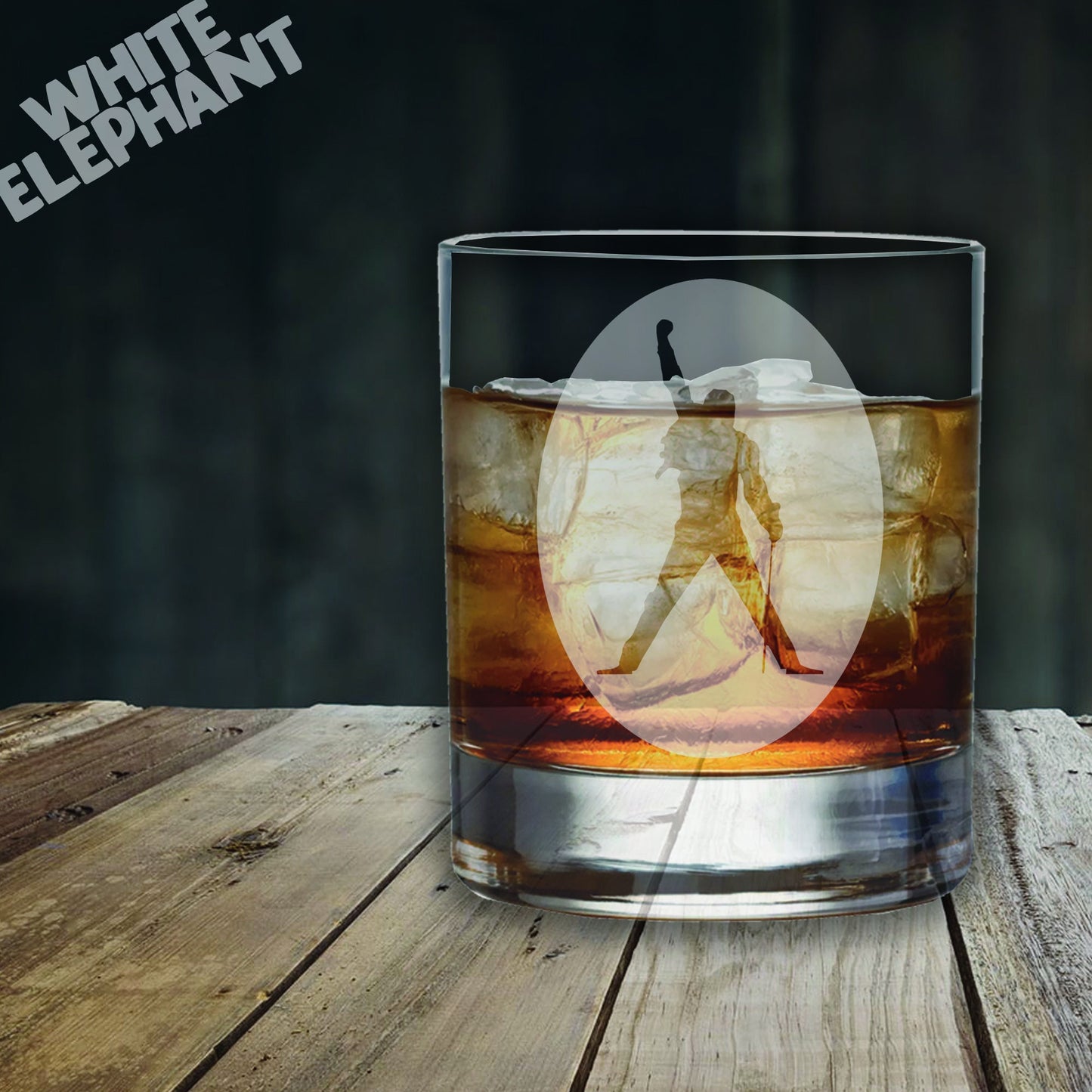 Freddie Mercury Inspired  Whiskey Glass Gift