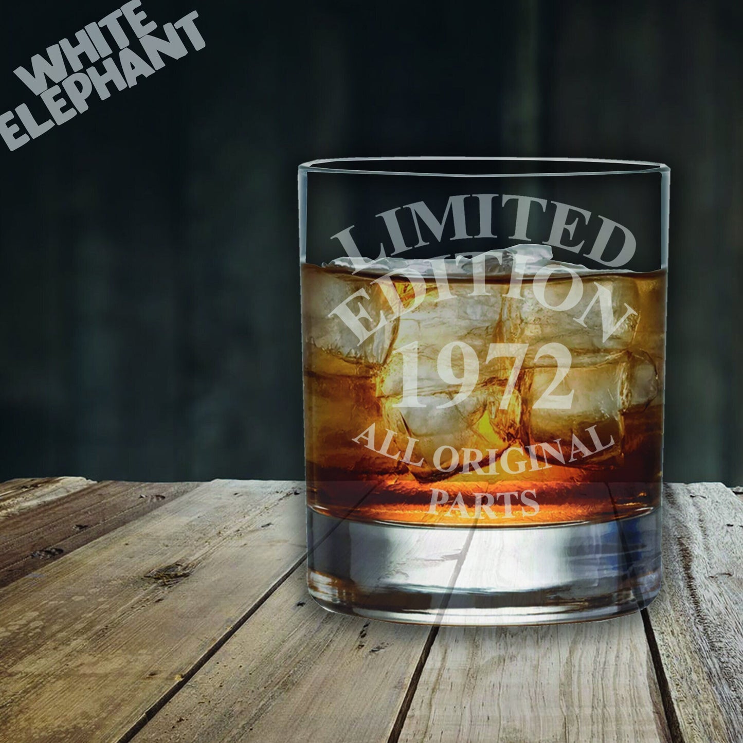 Personalised Limited Edition Age Laser Etched Whiskey / High-Ball / Pint / Tankard Glass