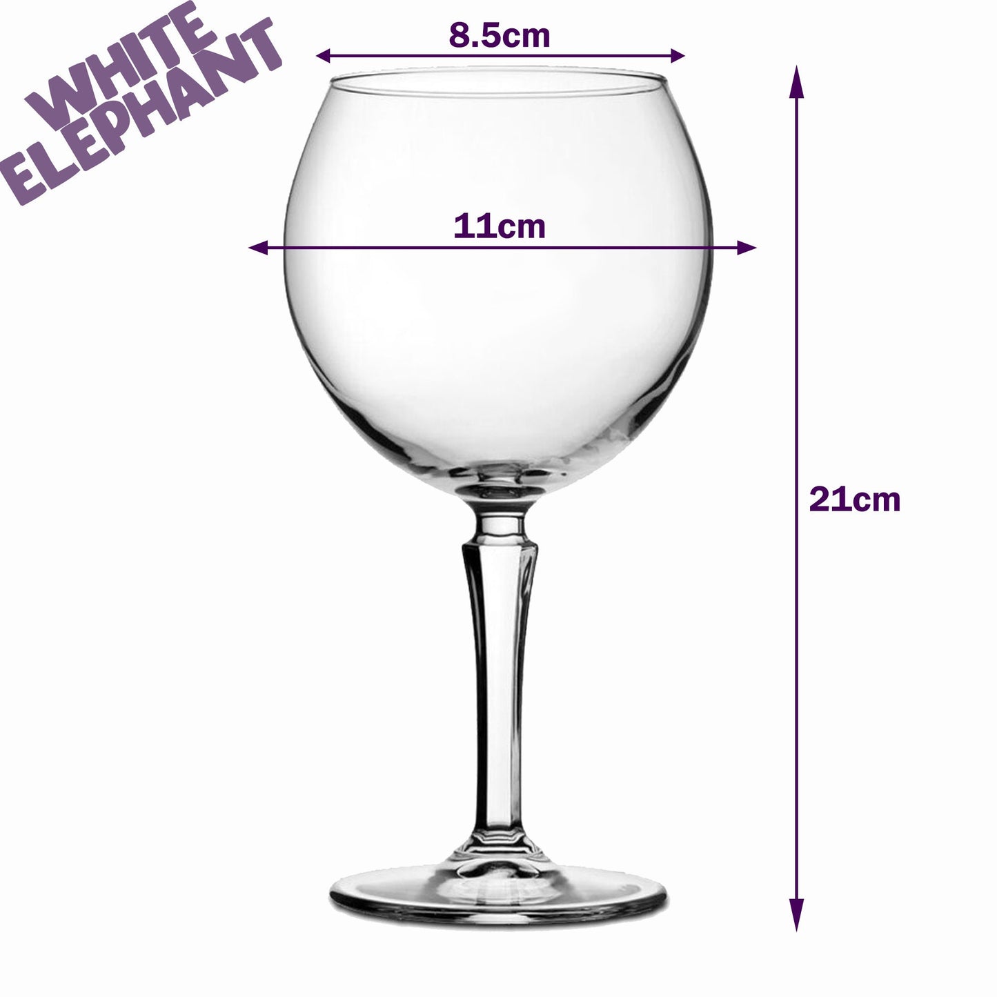 Laser Etched Large Gin & Tonic Periodic Table of Elements Funny Gin Glass Gift