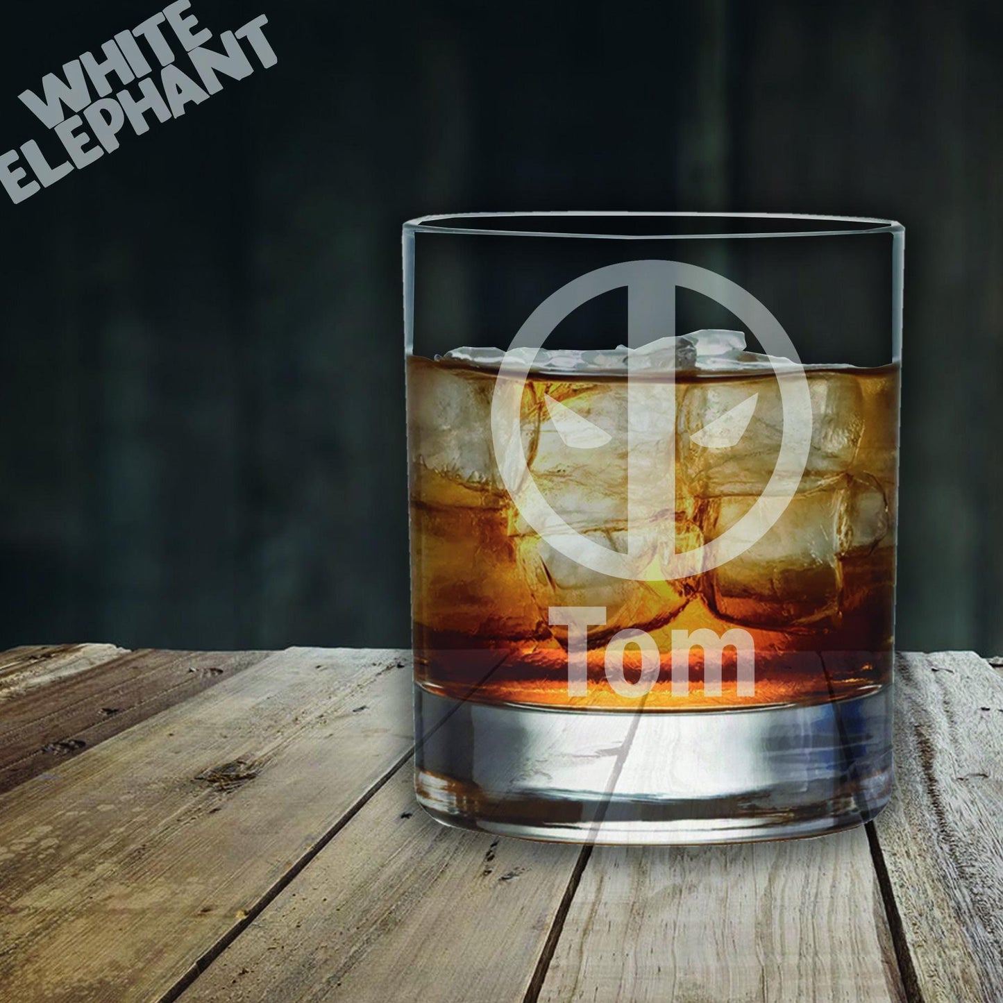 Personalised Deadpool Inspired Laser Etched Whiskey / High-Ball / Pint / Tankard Glass