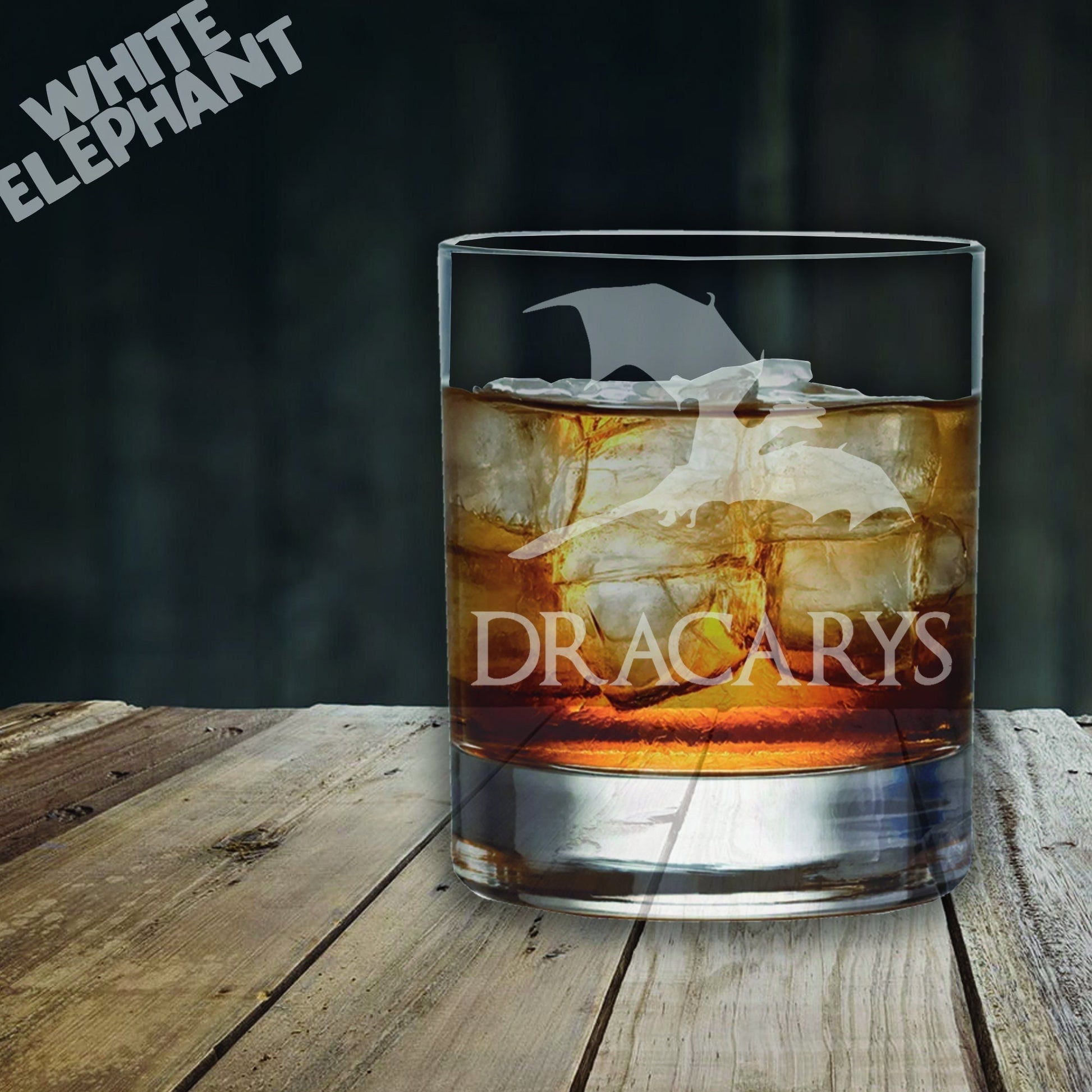 Dracarys Dragon Inspired  Whiskey Glass Gift