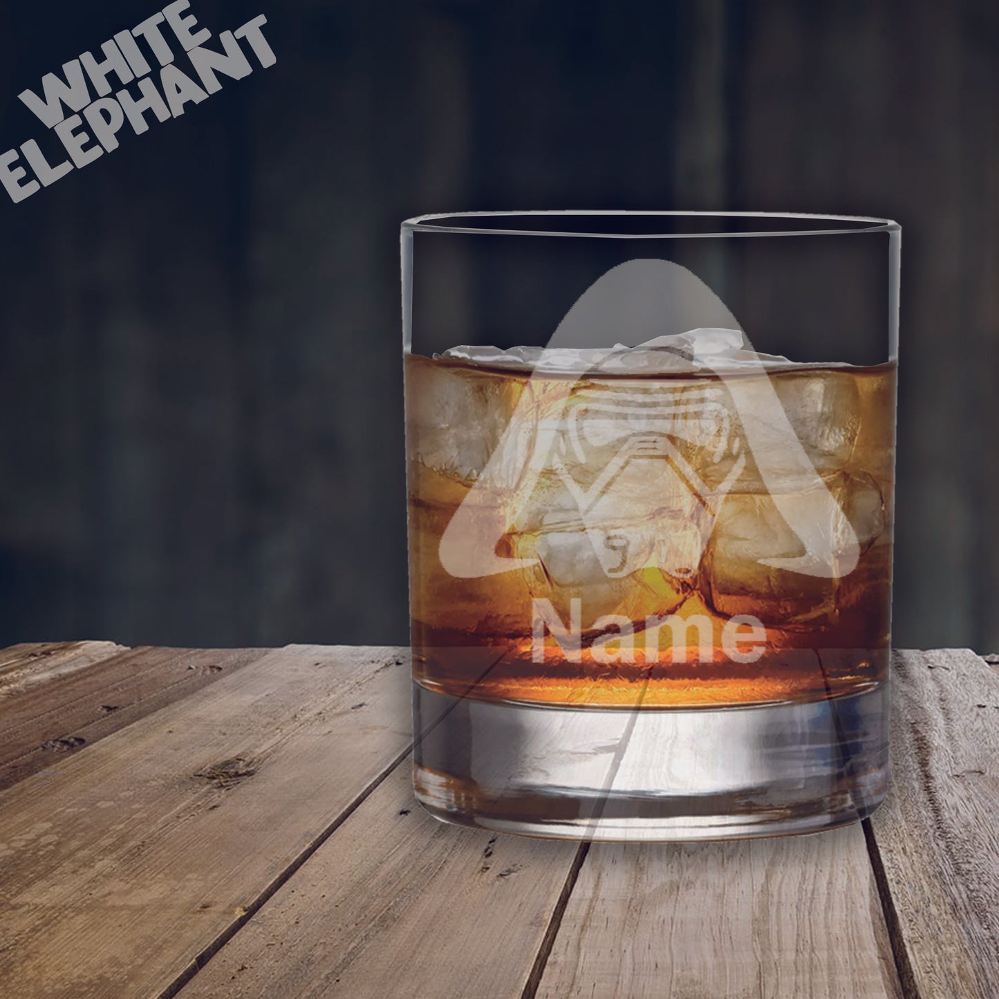 Personalised Star Wars Kylo Ren Inspired Laser Etched Whiskey / High-Ball / Pint / Tankard Glass