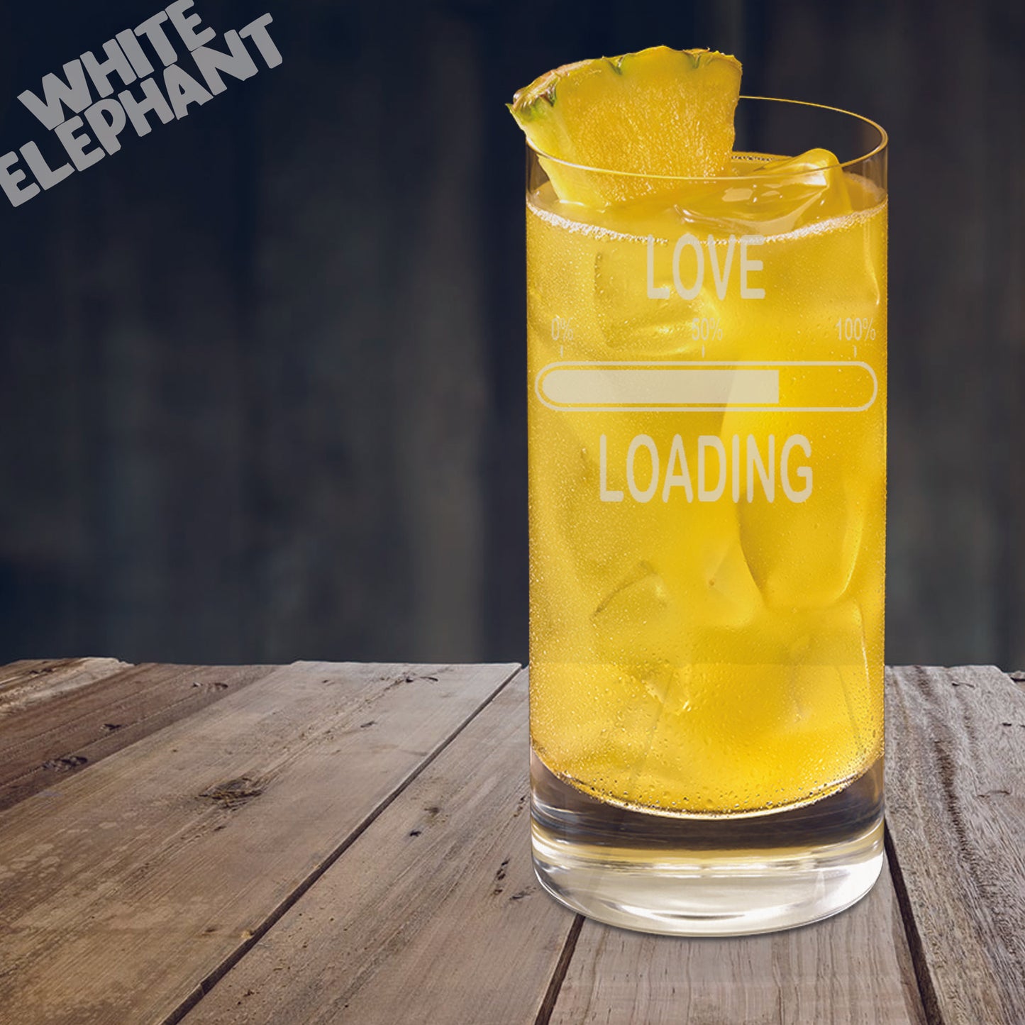 Love Loading Laser Etched Whiskey / High-Ball / Pint / Tankard Glass